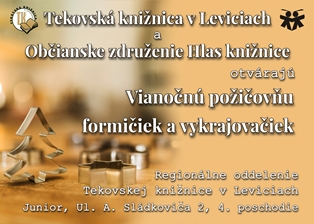 Vianočná požičovňa formičiek a vykrajovačiek